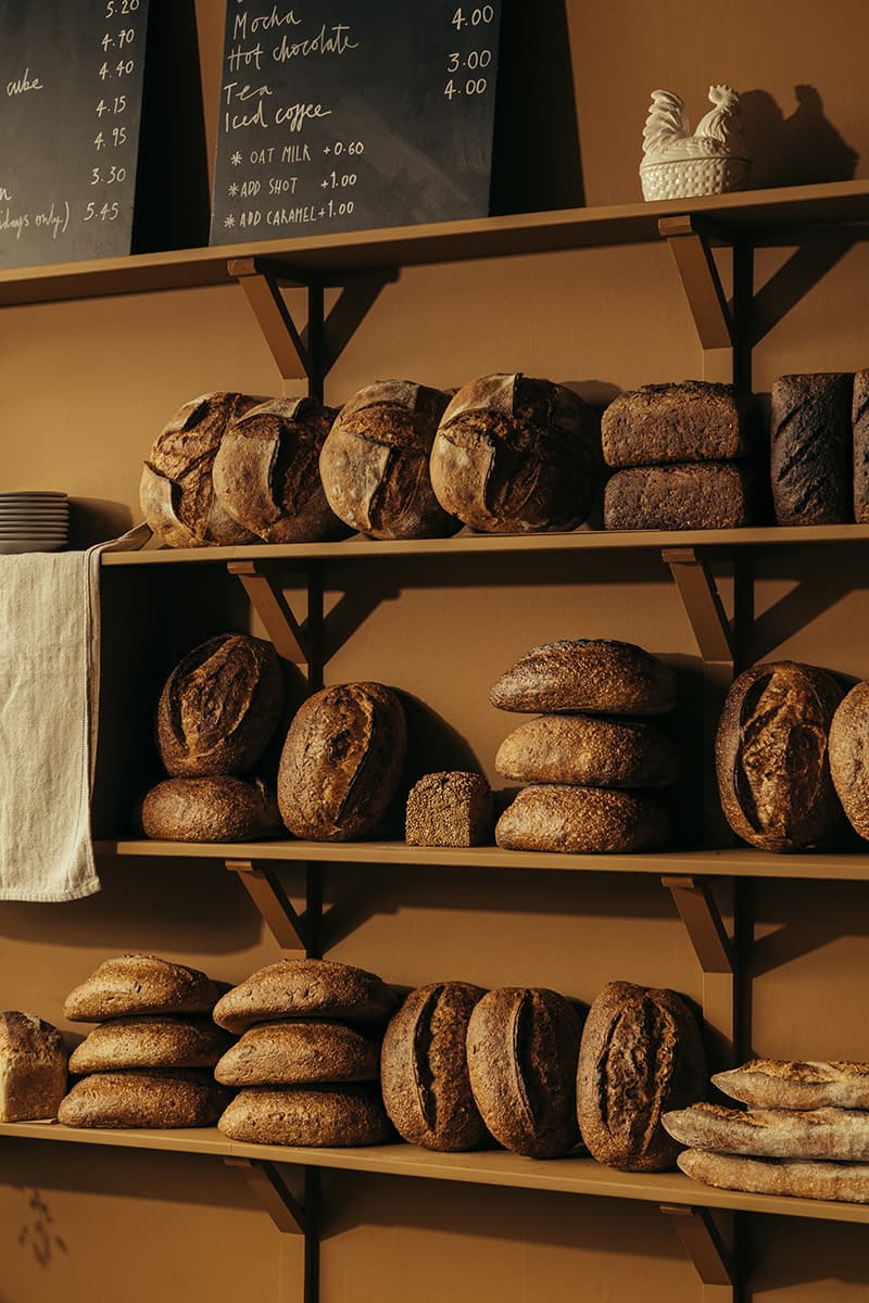 Twelve Triangles: Bread shelves